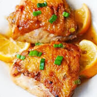 Lemon and Ginger Chicken Thighs